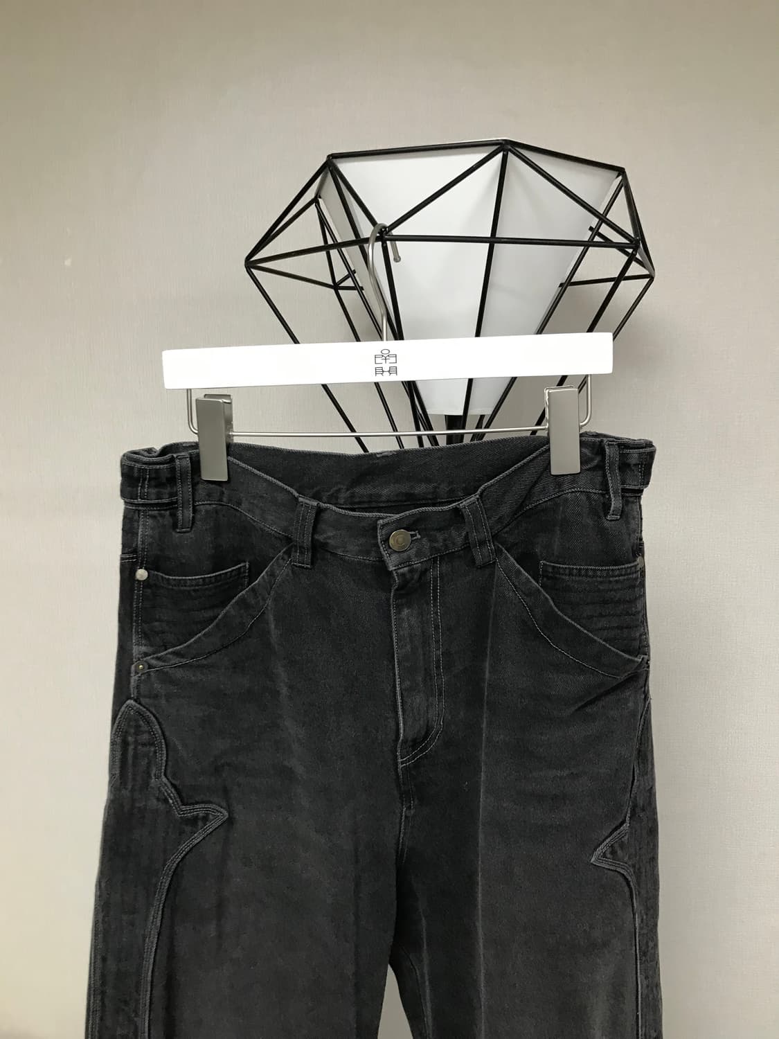 (3) 폴리테루 플뢰르 워시드 그레이 데님 상품이미지3