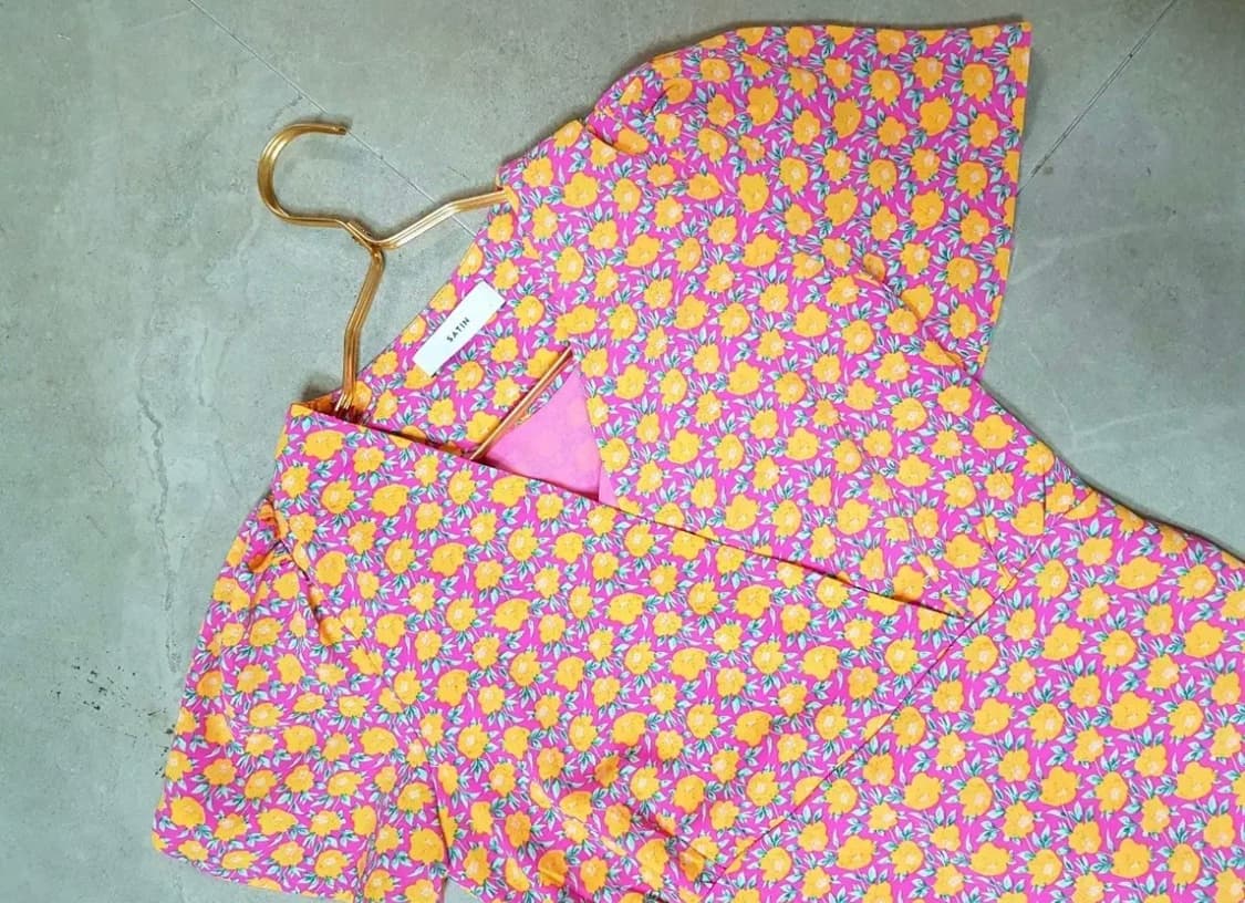 샤틴 플라워 원피스. 55 상품이미지1