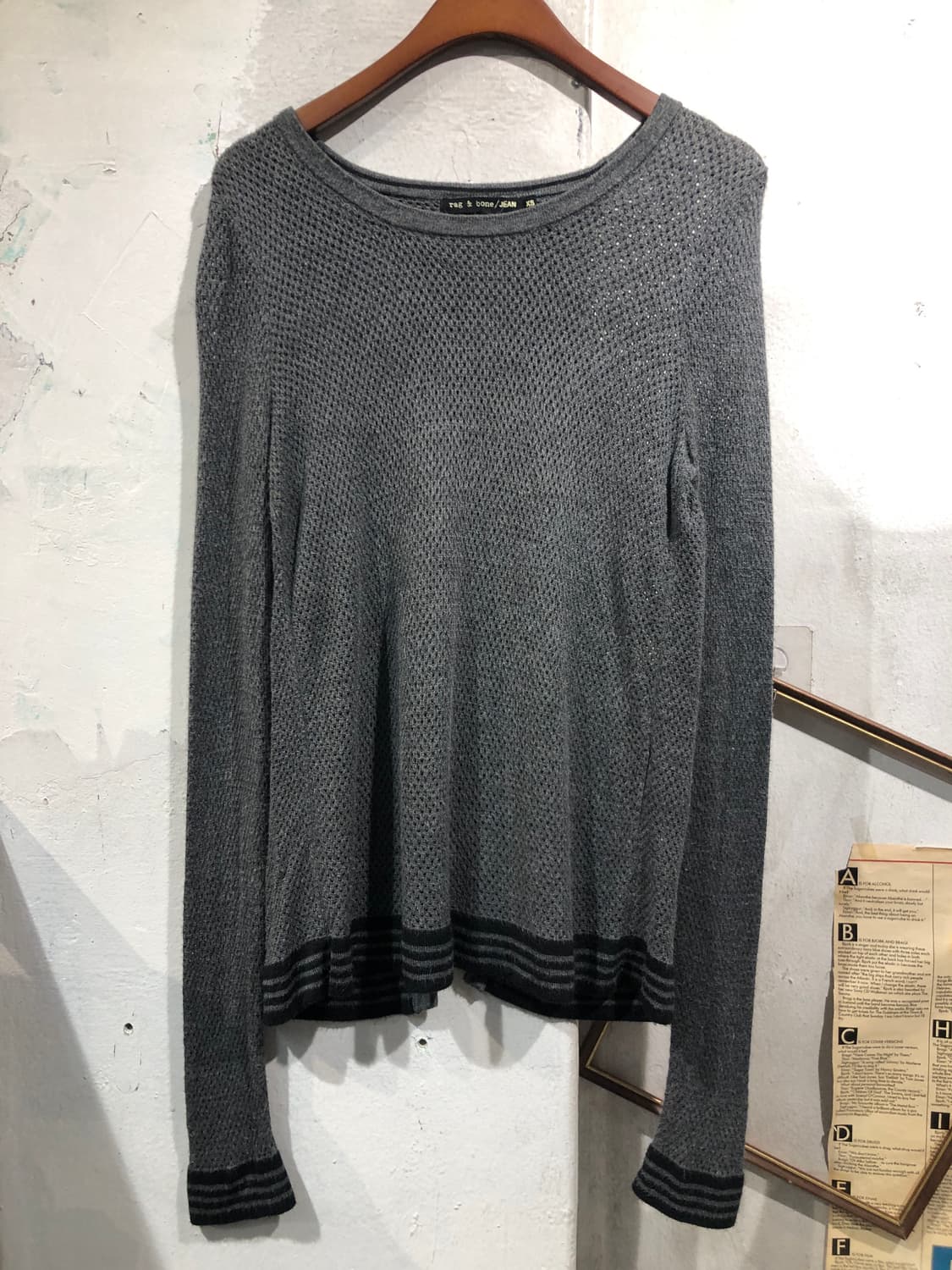 [2428]Rag & bone open back detail knit 상품이미지2