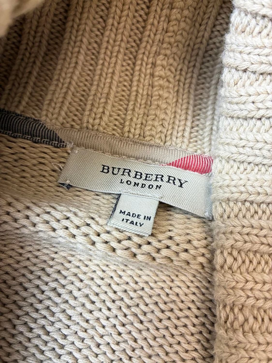 버버리 런던 헤비코튼 노버튼 니트 가디건 PN7287 상품이미지6