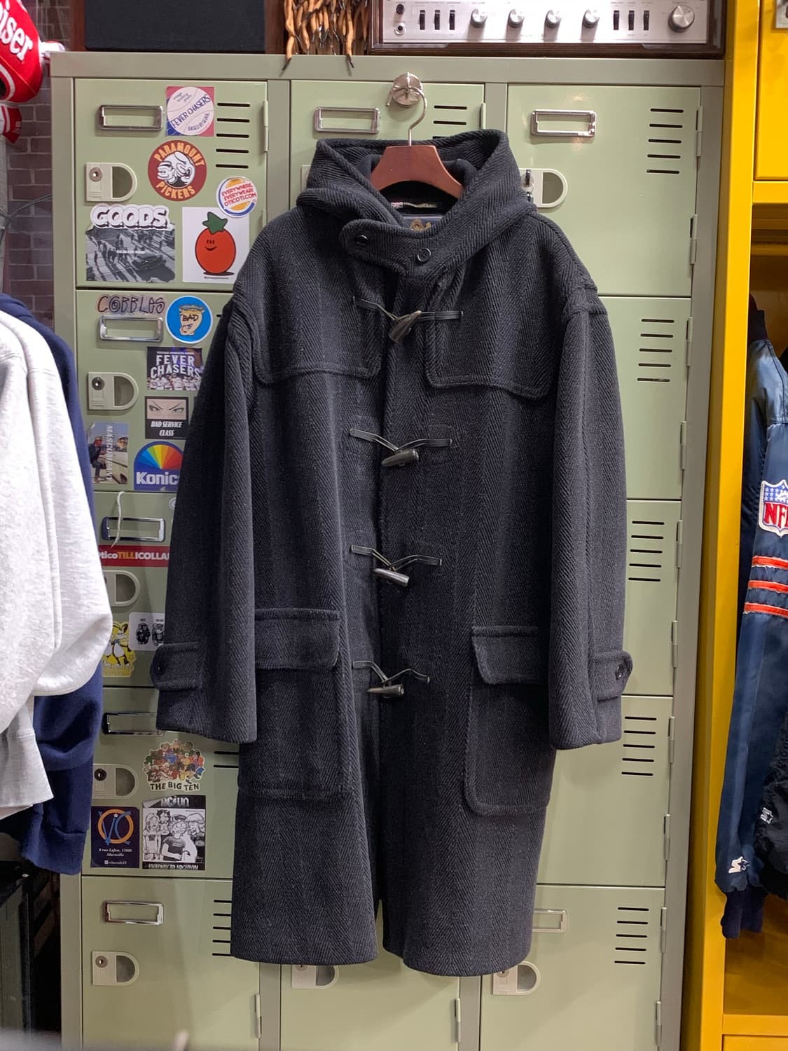 90s 글로버올 컷파일 울 더플코트 킹스턴 상품이미지2