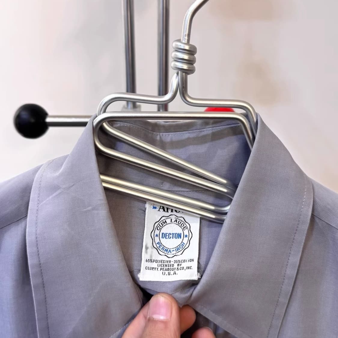 Vintage] 90s Arrow 실키 패브릭 셔츠 상품이미지4