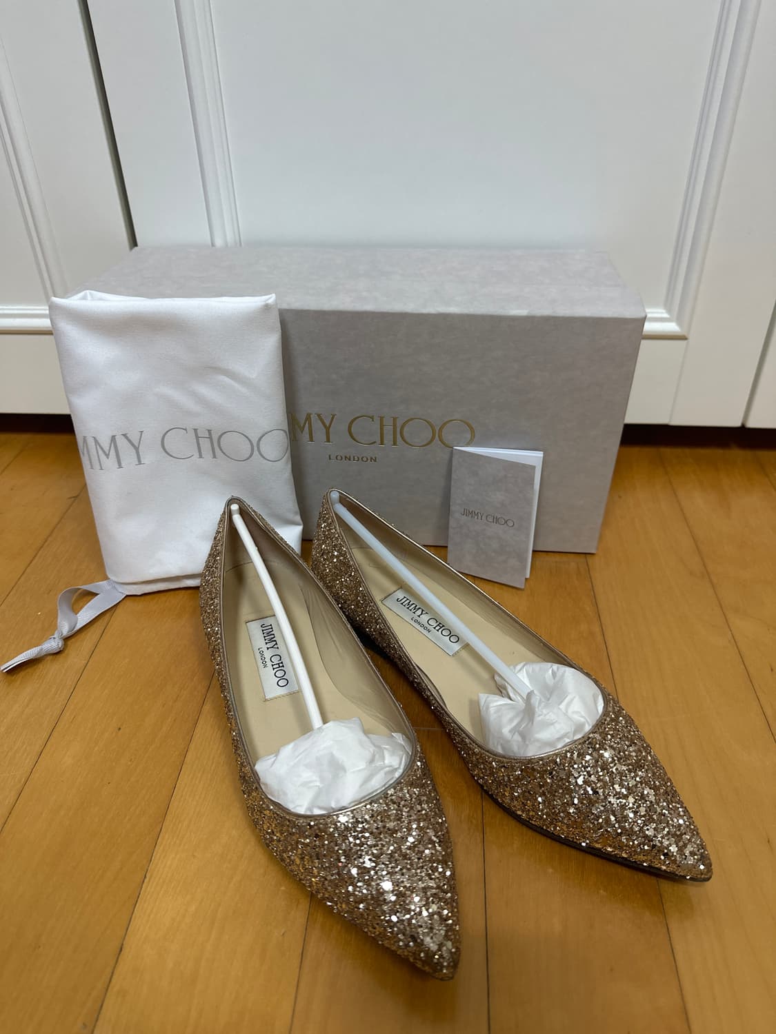 Jimmy Choo 지미추 글리터 플랫 알리나 37 상품이미지9