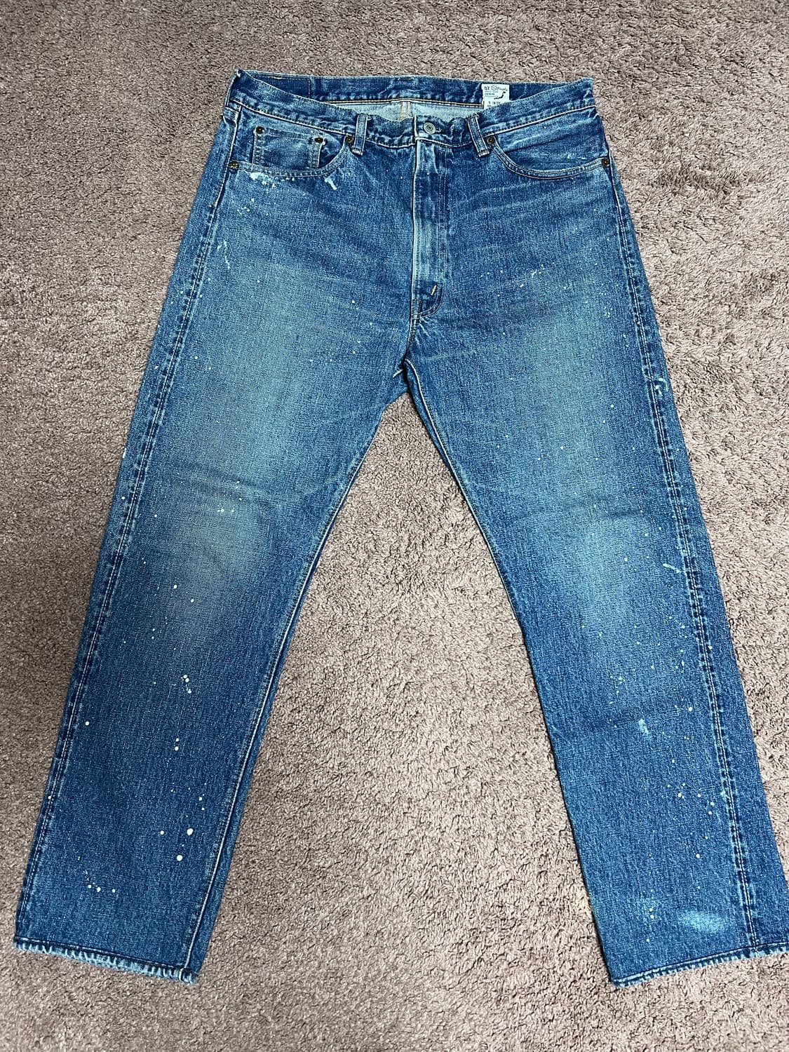 오어슬로우 데미지 데님 팬츠 상품이미지1