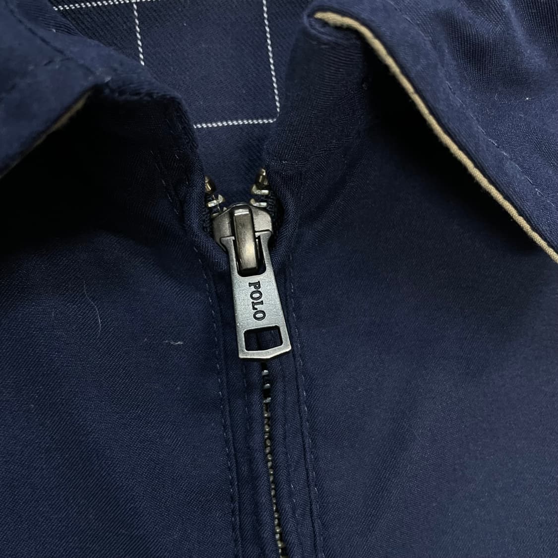 폴로 랄프로렌 포니 로고 폴리쉘 블루종 자켓 네이비 상품이미지3