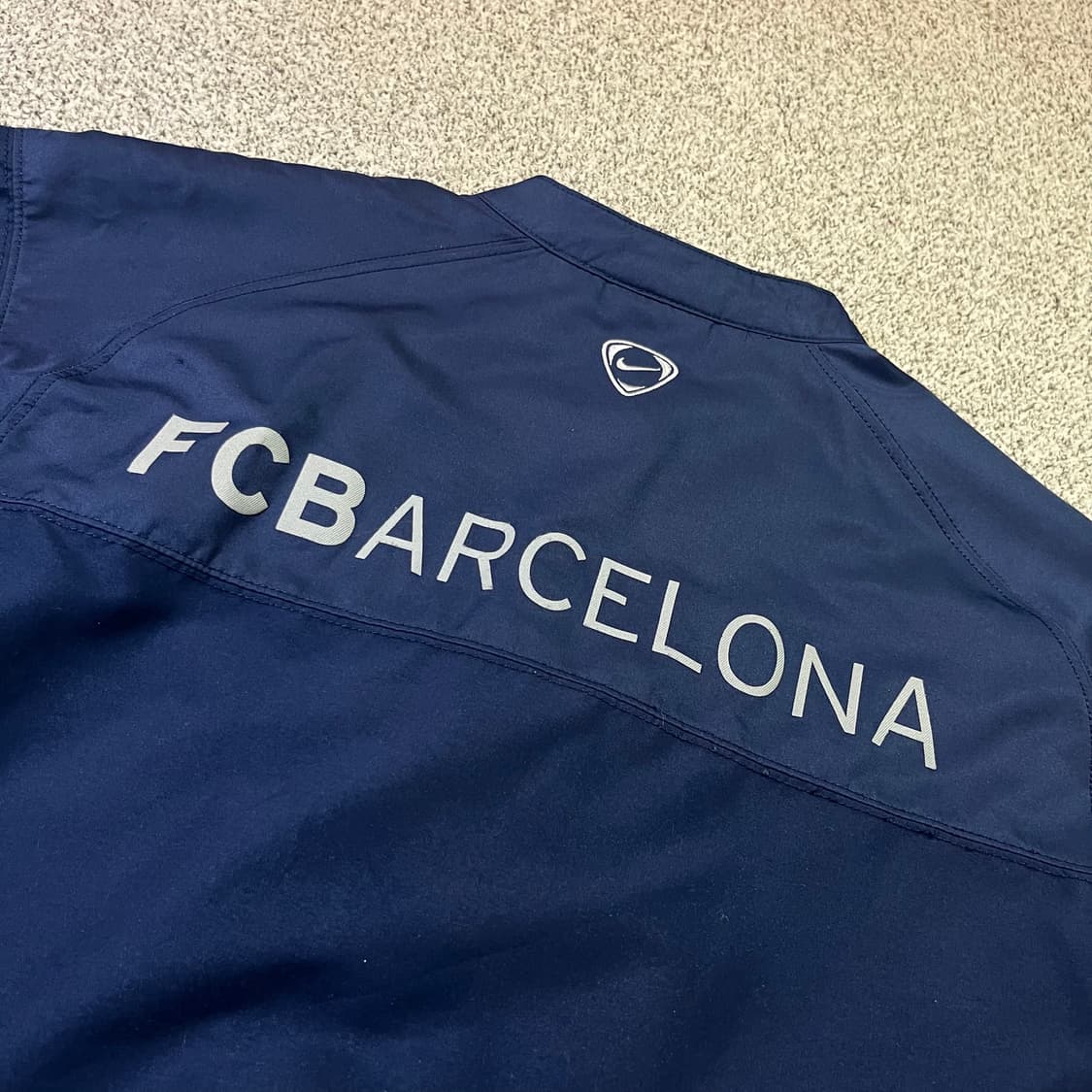 올드스쿨 나이키 바르셀로나 폴리 블루종 점퍼 상품이미지3