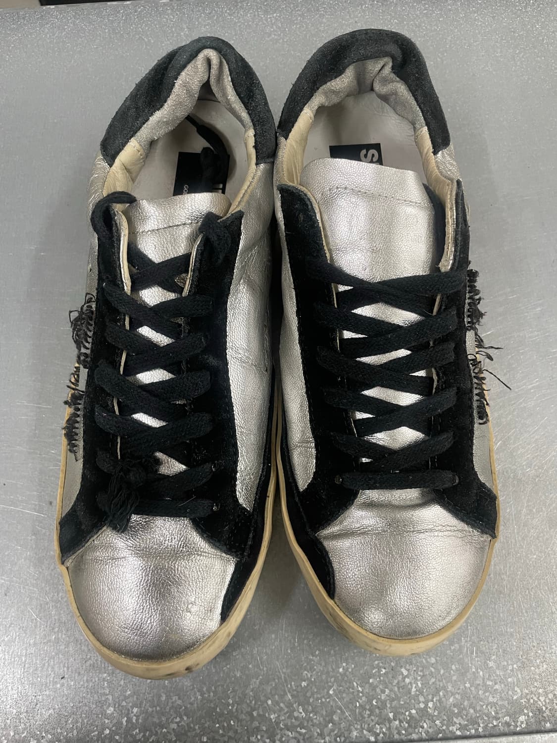 골든구스 슈퍼스타 메탈릭실버 40 상품이미지5