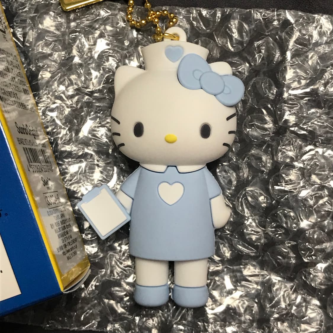 헬로키티 후쿠오카 도쿄 50주년 전시회 한정 시크릿 마스코트 키링 상품이미지2