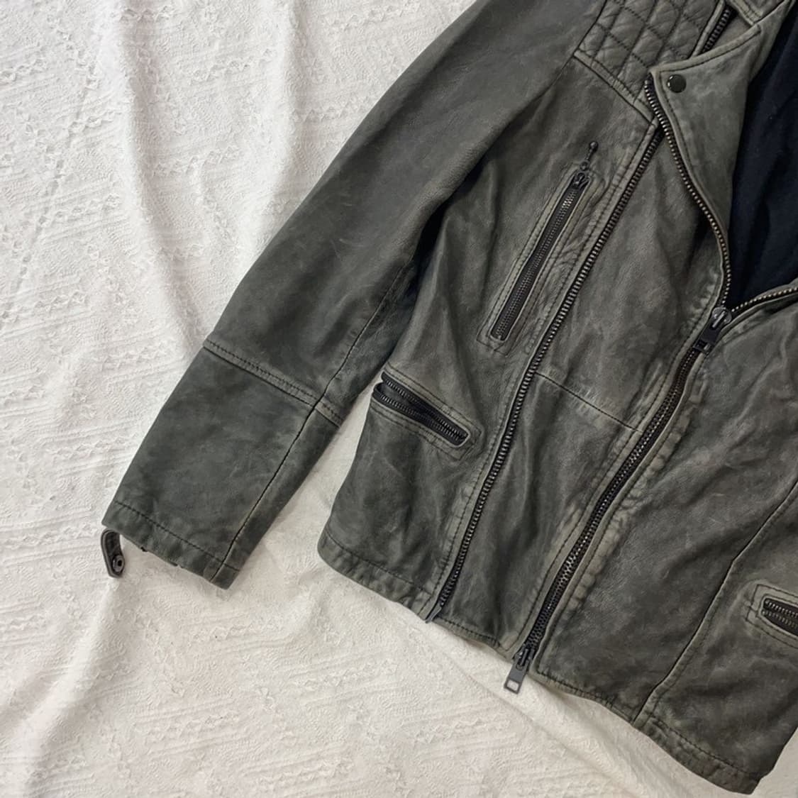 [95] 올세인츠 리얼래더 가죽 라이더 자켓 상품이미지4