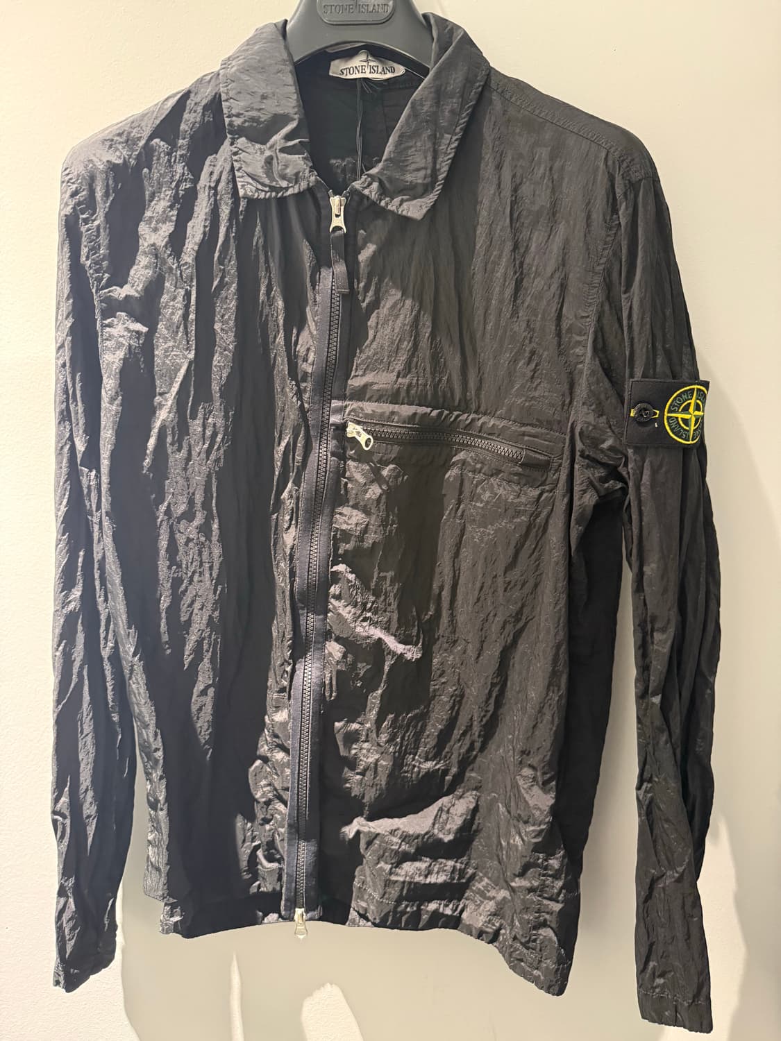 스톤아일랜드 23ss 나일론 메탈 오버셔츠 XL 상품이미지1
