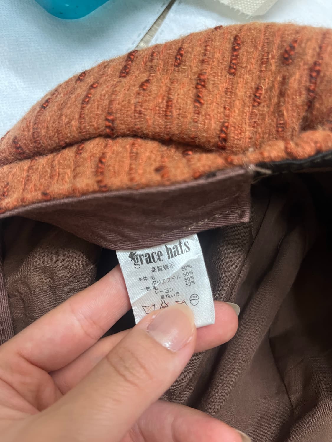 Corduroy Military Orange Cap 상품이미지4
