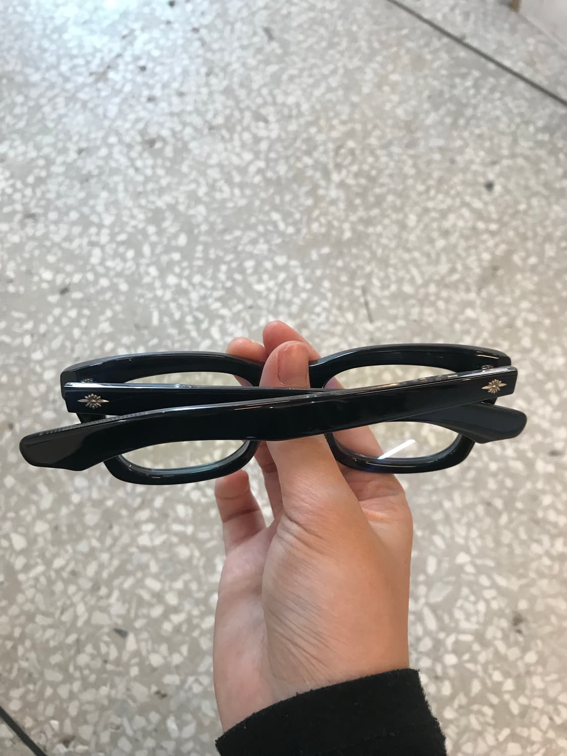 Pisalon Black Frame Glasses with Case 상품이미지4