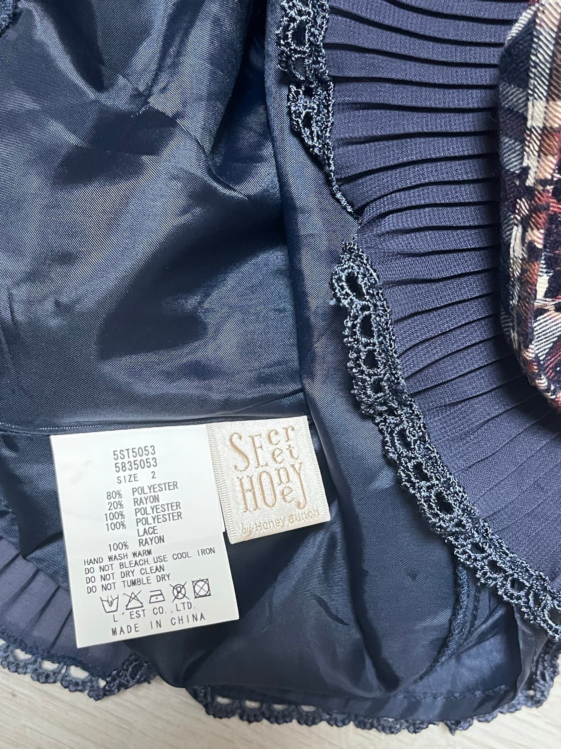 로리히메갸루 체크 프릴 원피스🎀 상품이미지4