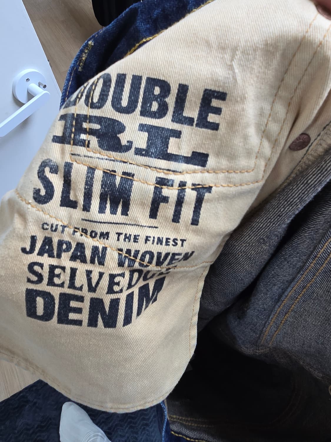 38×32(총장 97) RRL 슬림핏 셀비지 데닌 상품이미지5