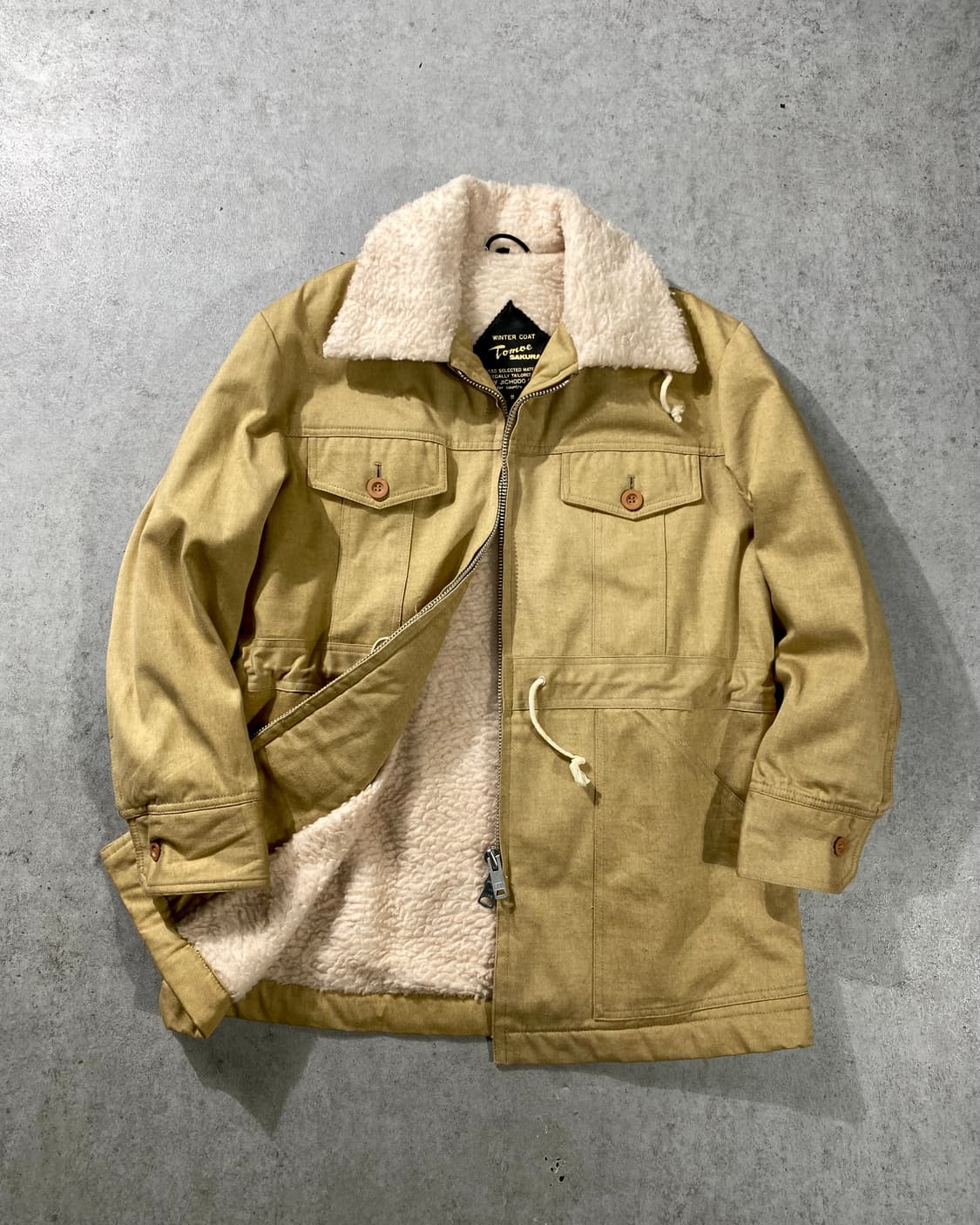 [M] Tomoe Sakura 토모에 사쿠라 재팬 메이드 시어링 윈터코트 상품이미지1