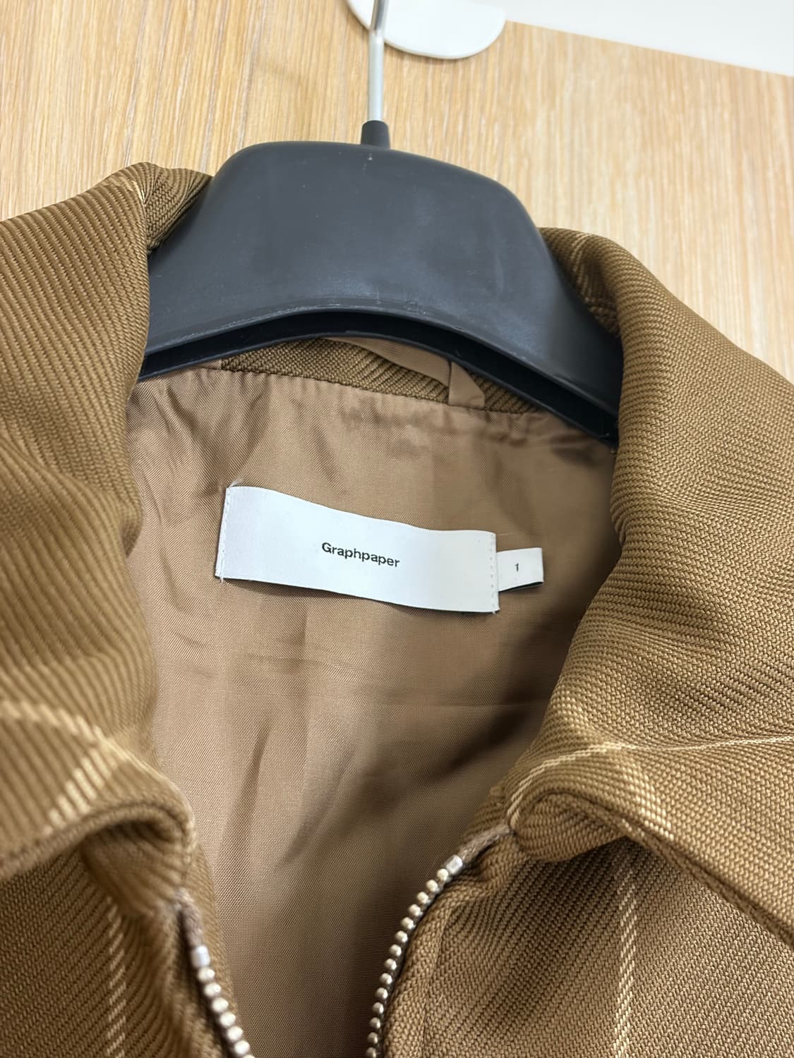 Graphpaper 남성 체크 자켓 사이즈 1 GM193-30055 상품이미지5