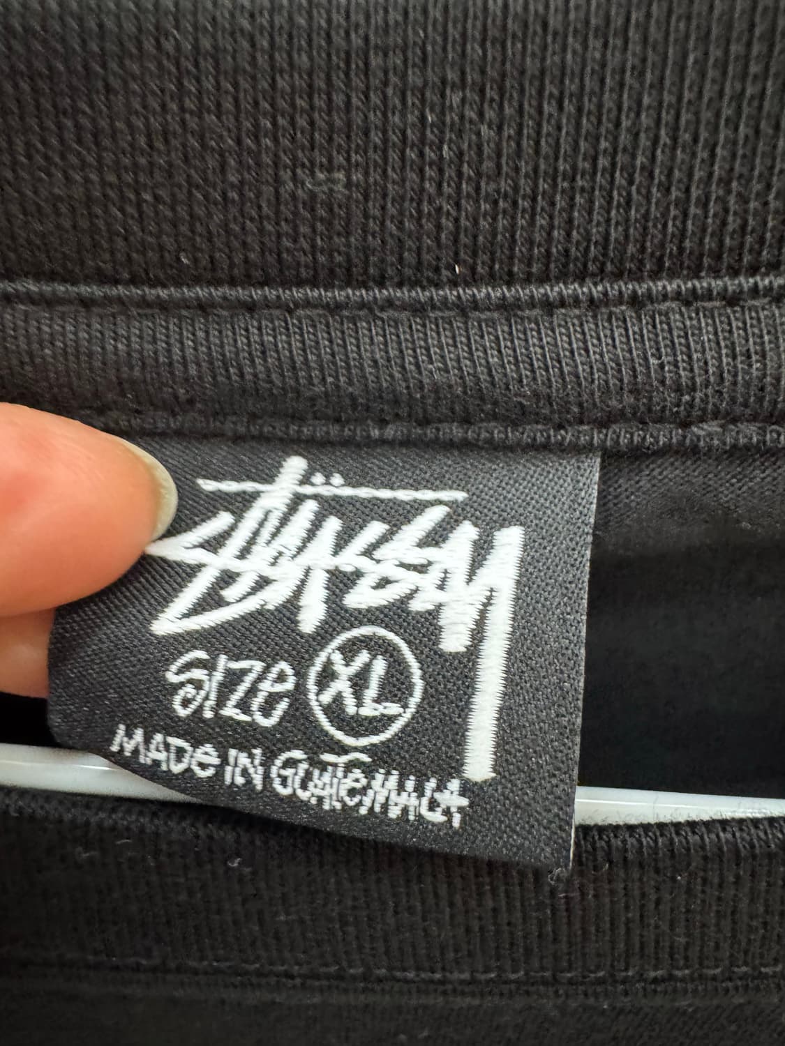 👕 STUSSY 다이스 백프린트 반팔 티셔츠 (Black) 상품이미지5