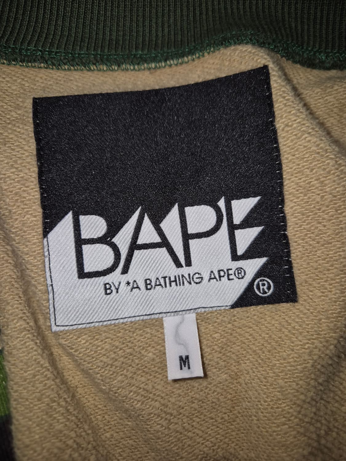 BAPE 00s 아카이브 녹계 OG 카모플라쥬 자켓 M 상품이미지4