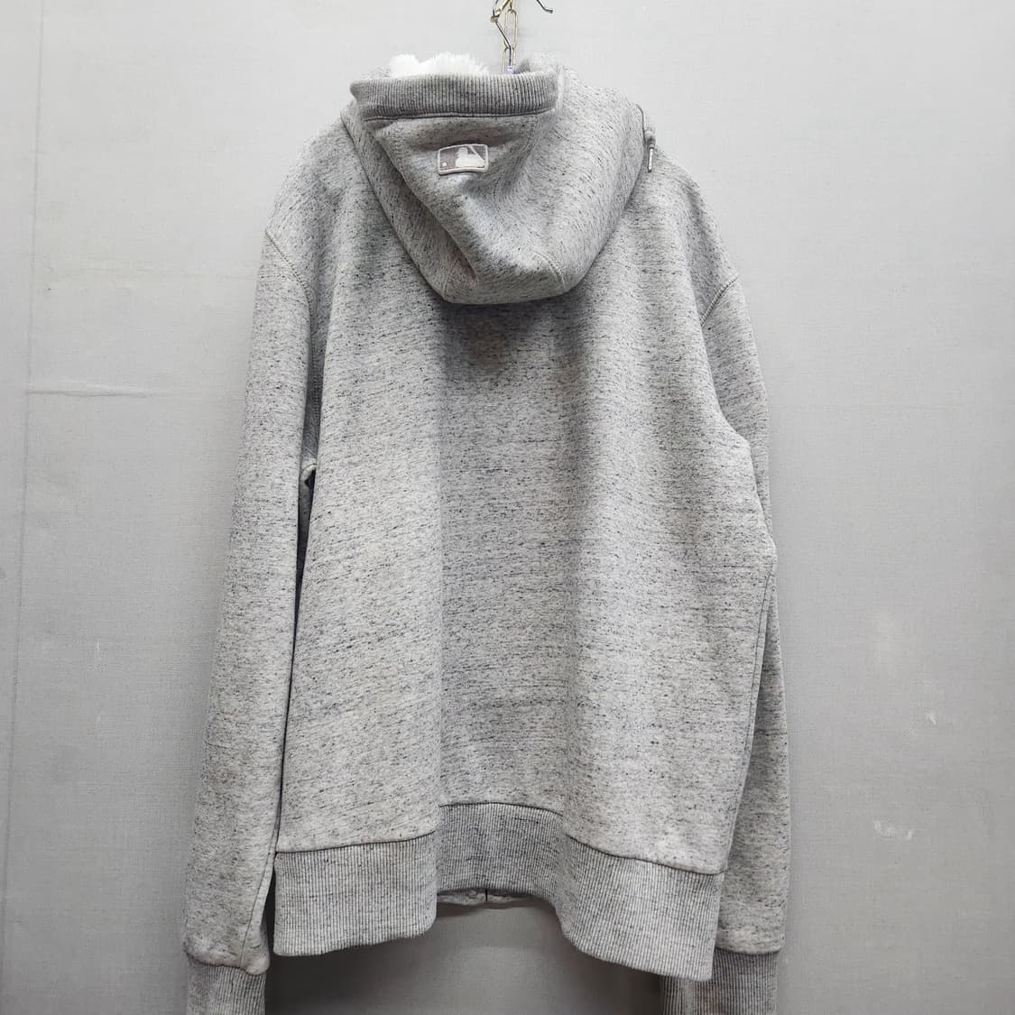 MLB 뉴욕양키스 빅로고 자수 풀집업 후드집업(양털) XL 상품이미지3