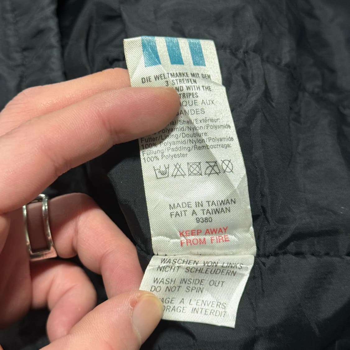 90s 아디다스 올드스쿨 빅사이즈 파이어 버드 윈드브레이커 자켓 상품이미지8