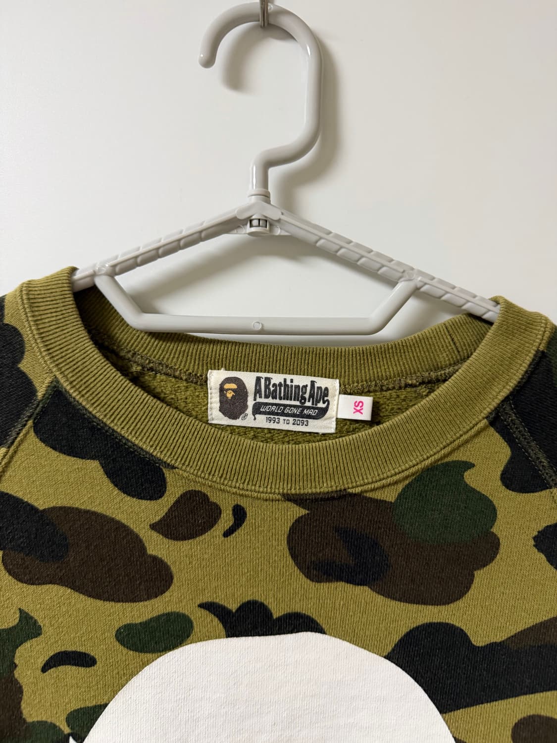 베이프 카모 크루넥 맨투맨 상품이미지2