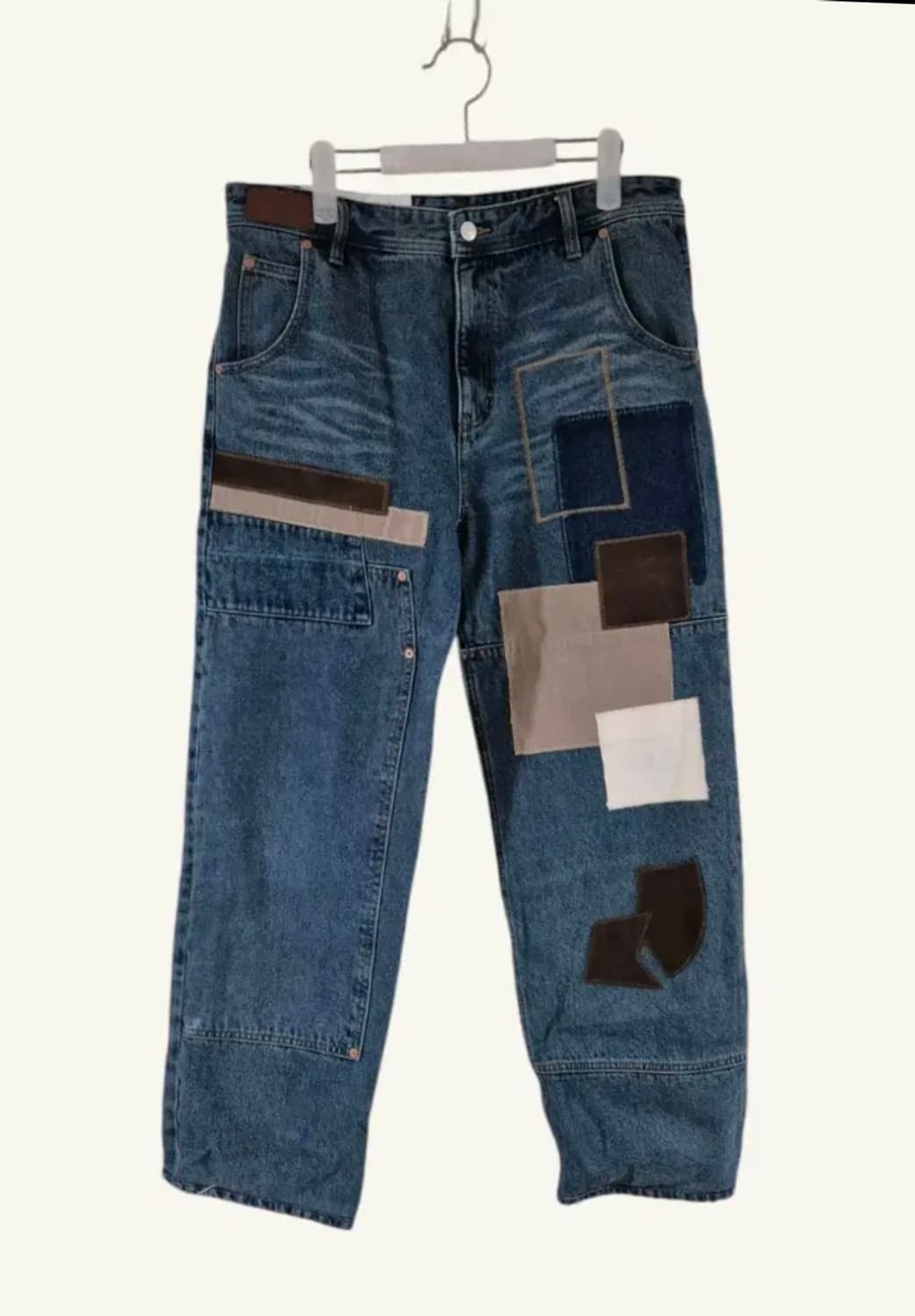 [33]앤더슨벨 보헤미안 와이드 데님 청바지 상품이미지1