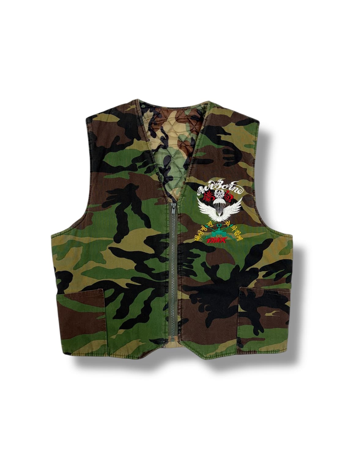 구형 코만도 전차부대 카모 베스트 (M)   상품이미지3