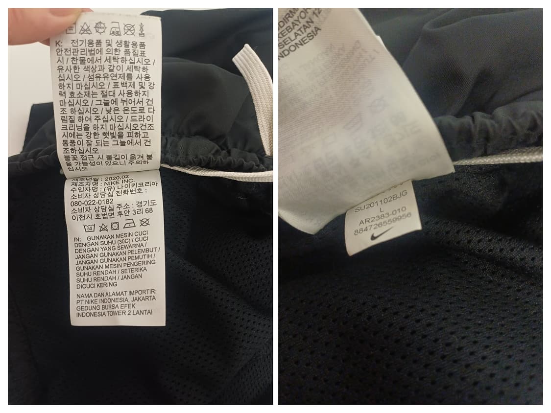 (정품) 나이키 NSW 우븐 플로우 쇼츠 블랙 L (AR2383-010) 상품이미지9
