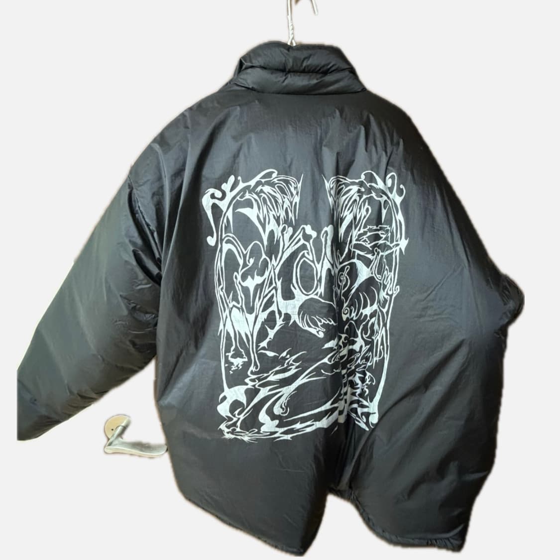 할로미늄 리버시블 패딩 black (m) 상품이미지7