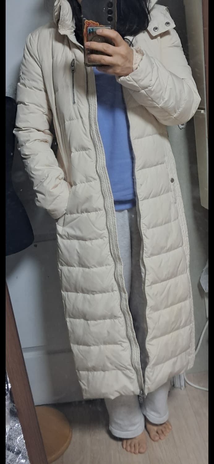 아르마니 익스체인지 여성 롱패딩 다운S 약55 상품이미지8