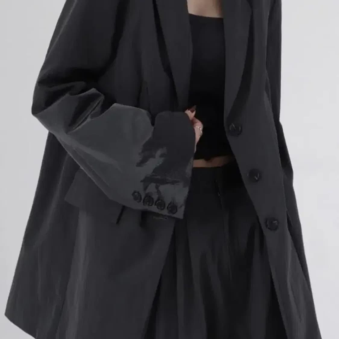 트리밍버드 Glow Suit Jacket [ Blue Gray ] 상품이미지1