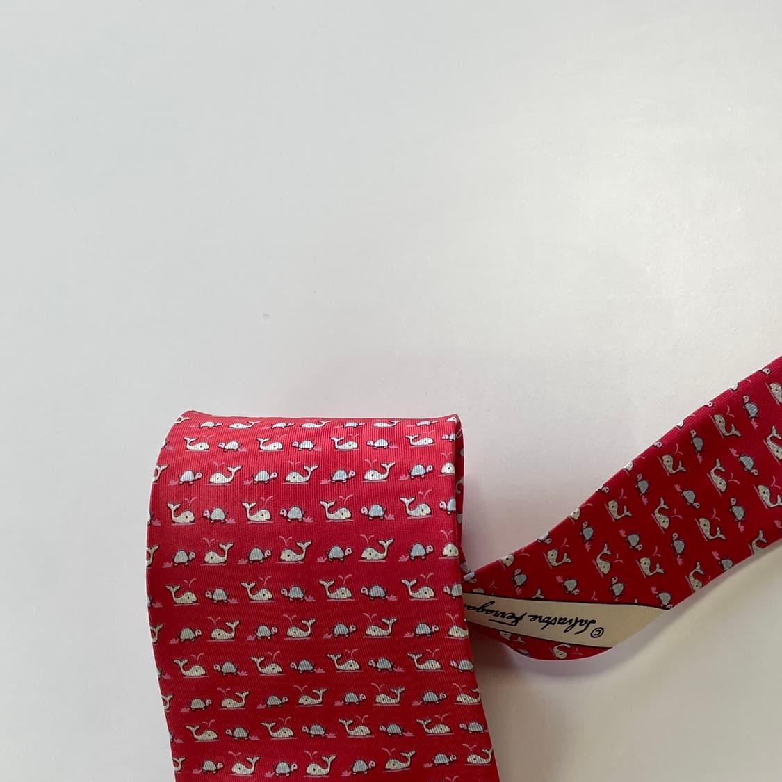 페레가모(Ferragamo) 명품 정품 넥타이 8.7cm 상품이미지5
