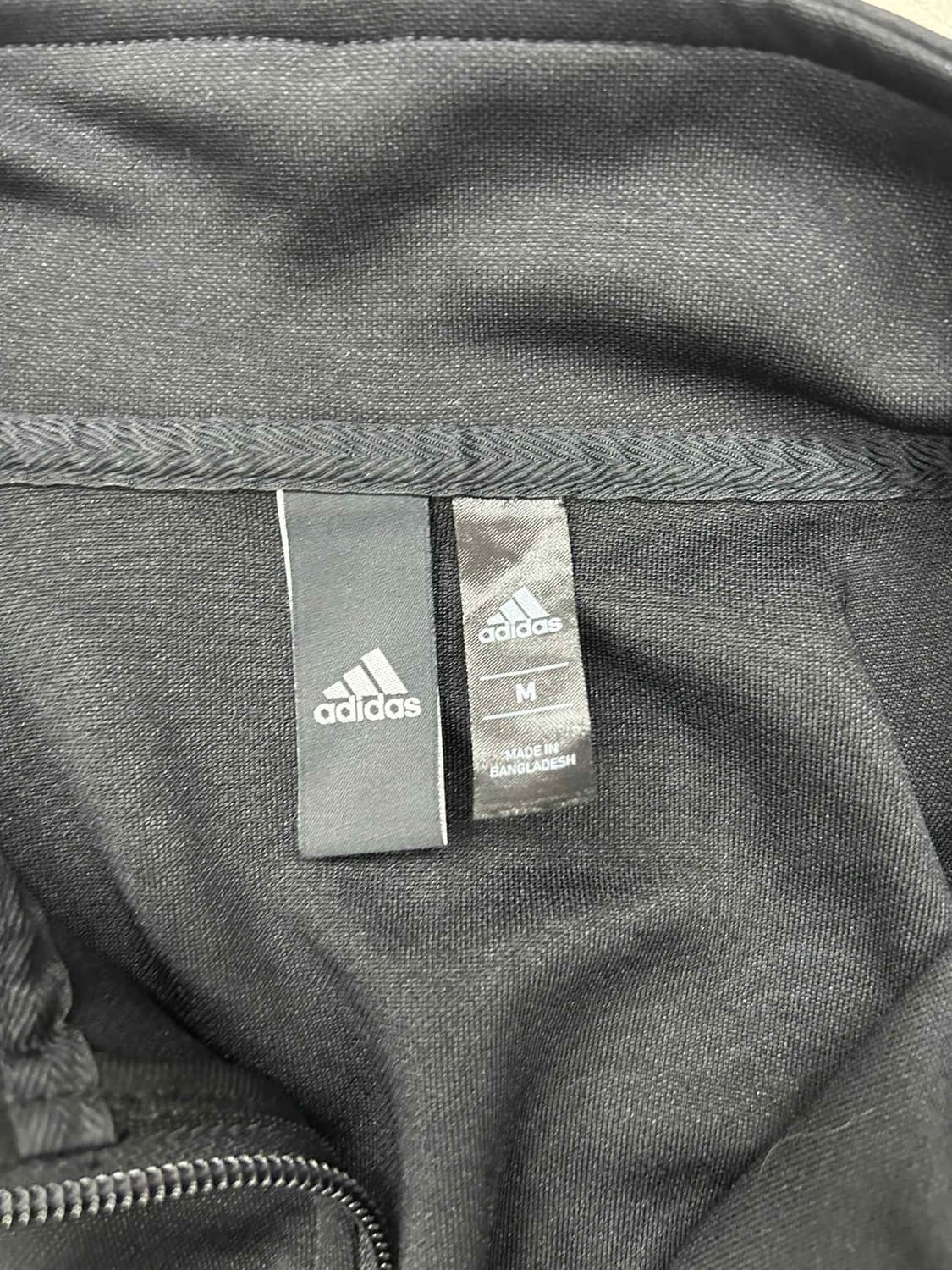 아디다스 블랙 삼선 아이돌 트랙탑 져지(M) 상품이미지4