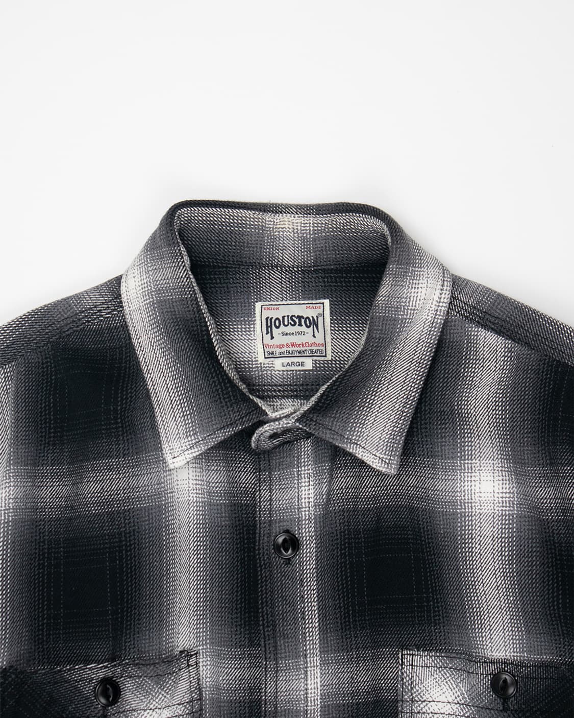 휴스턴 옴브레 체크 셔츠 상품이미지2