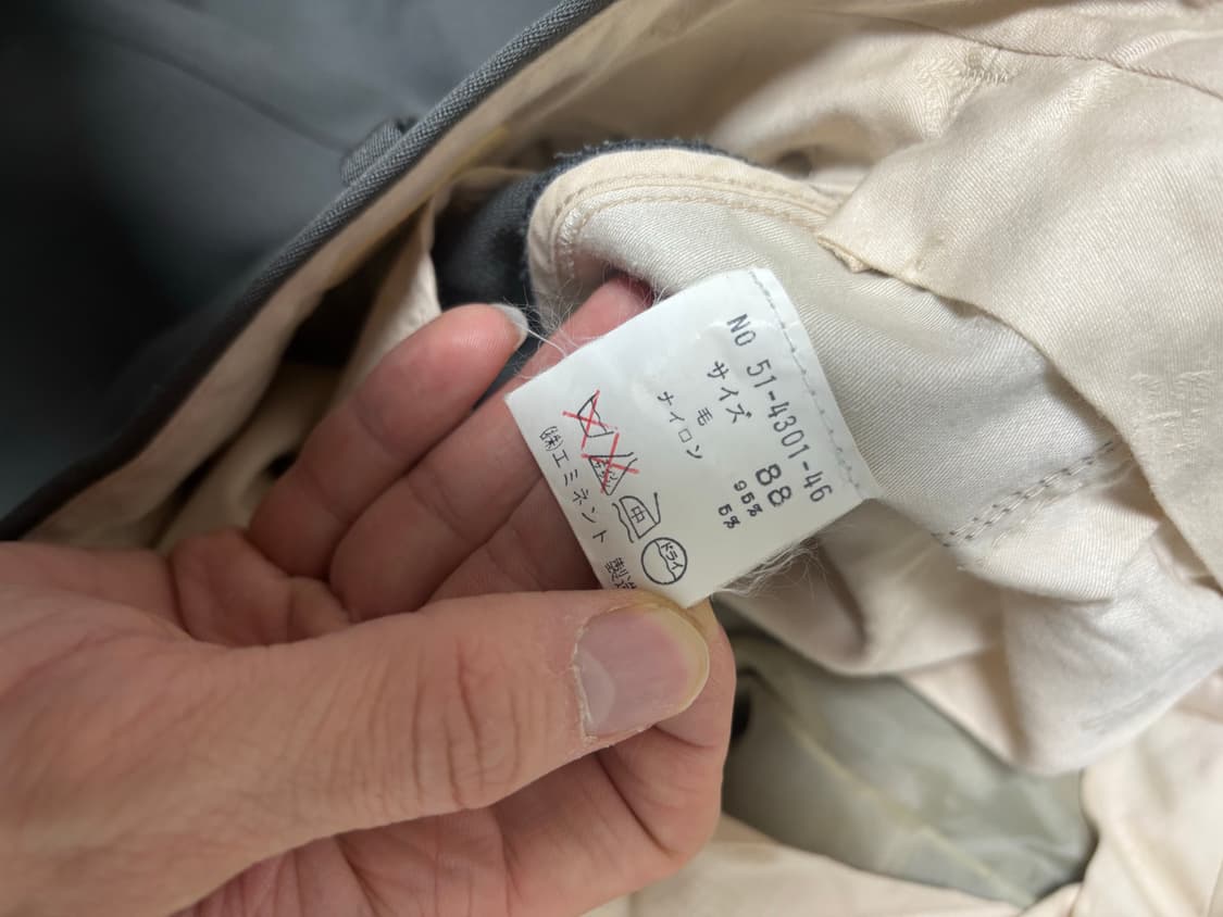 일제 닥스 울 슬랙스 사이즈 34 상품이미지4