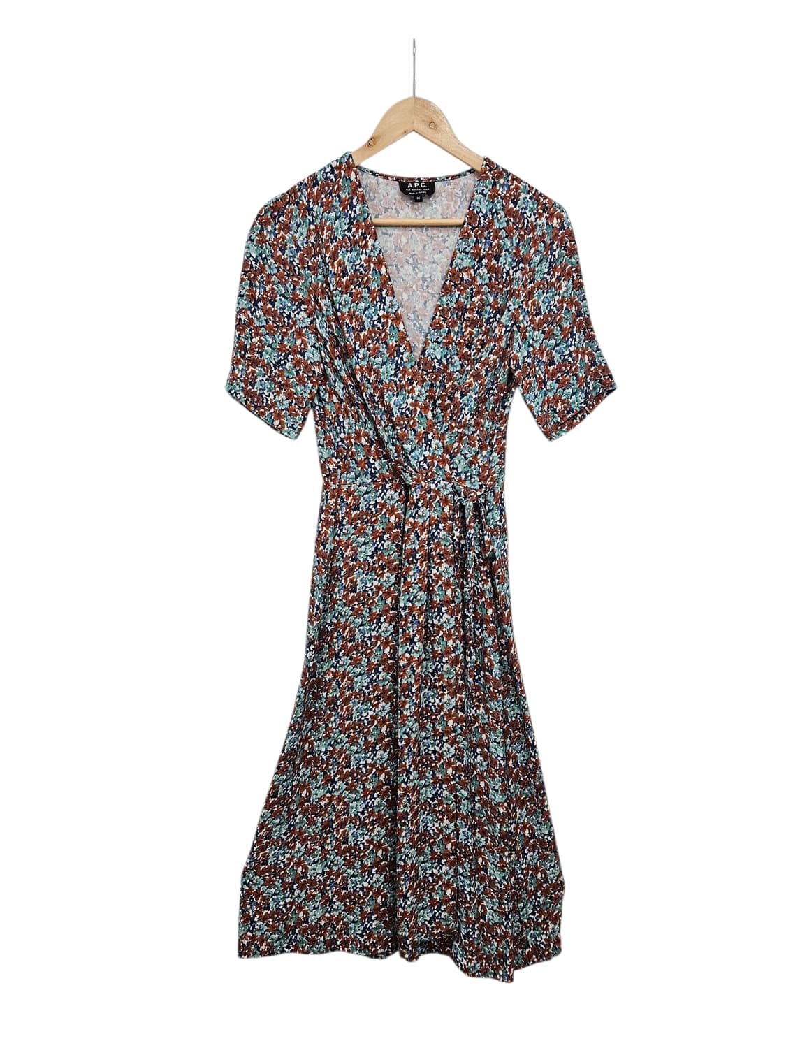 A.P.C 아페쎄 플라워 랩 롱 원피스 36 상품이미지1
