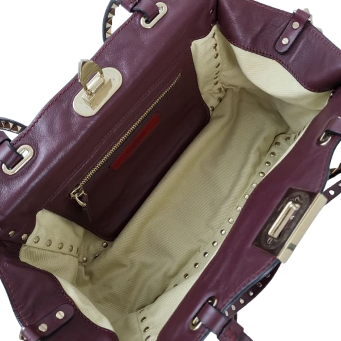 정품 발렌티노 카프스킨 금장 락스터드  2-WAY 상품이미지10