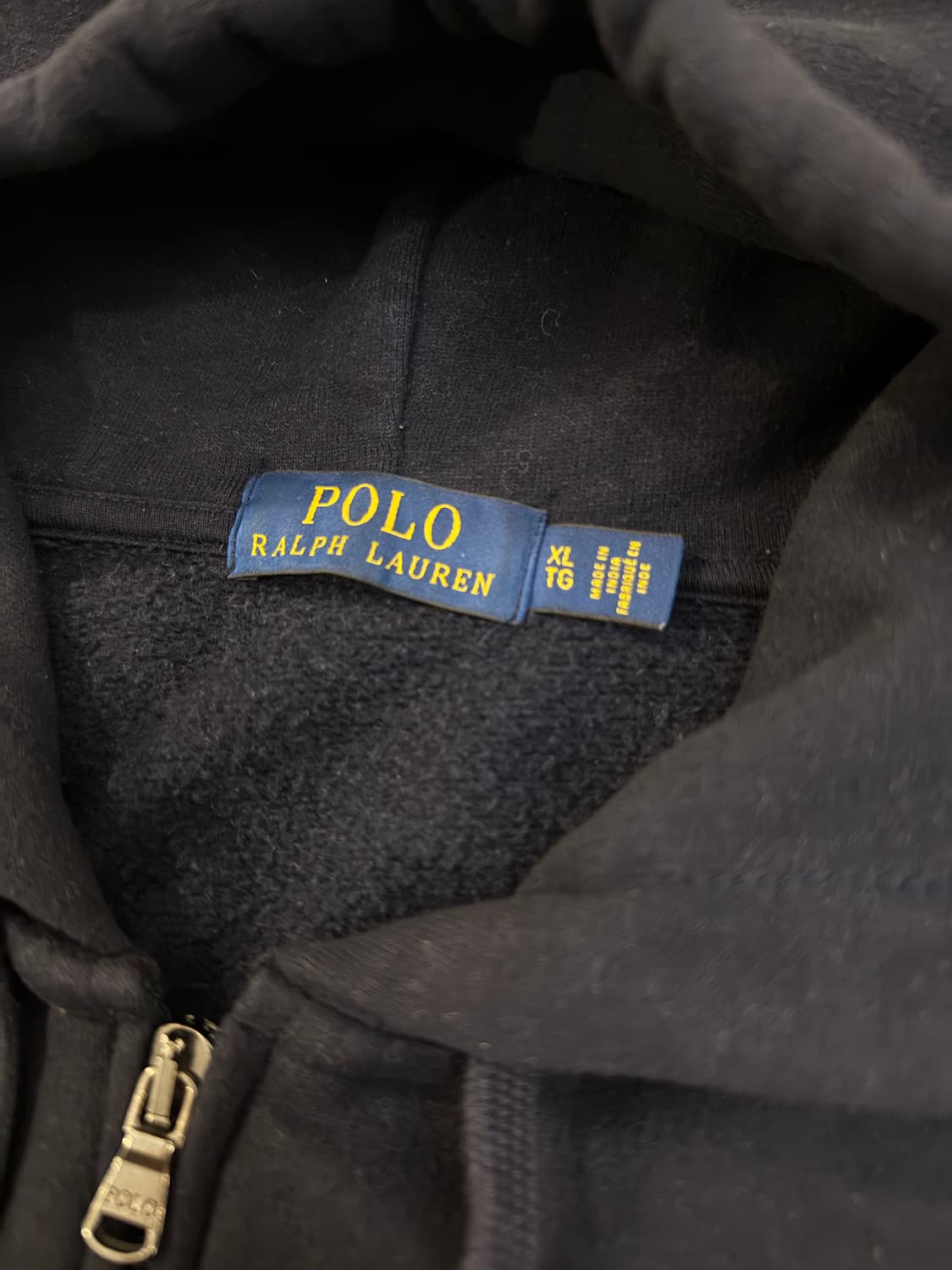 신형) 폴로 랄프로렌 포니 후드집업 딥 네이비 상품이미지3