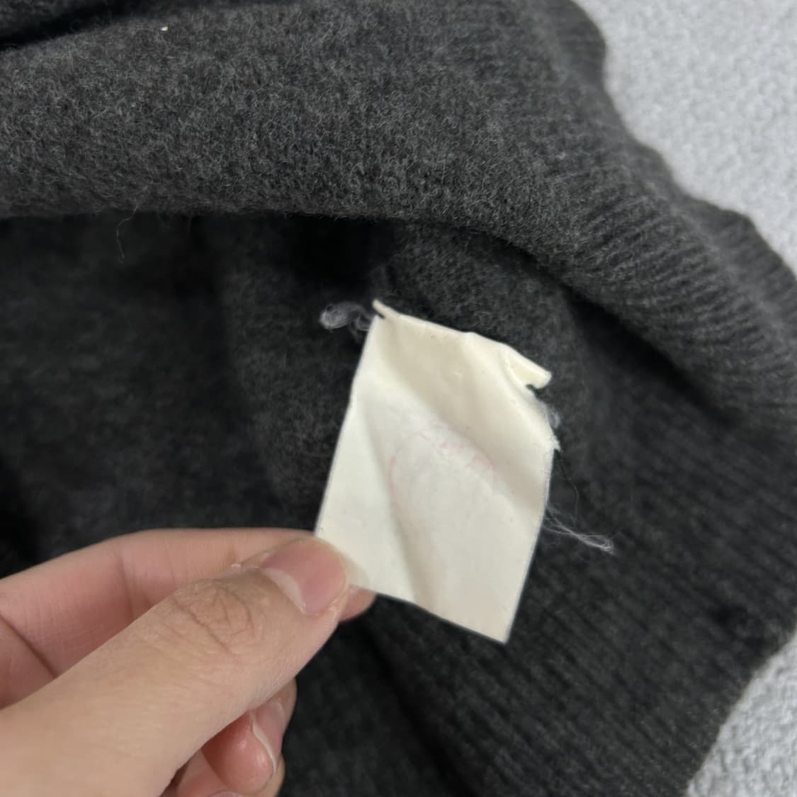 폴로 랄프로렌 브이넥 니트 회색 2XL 상품이미지4