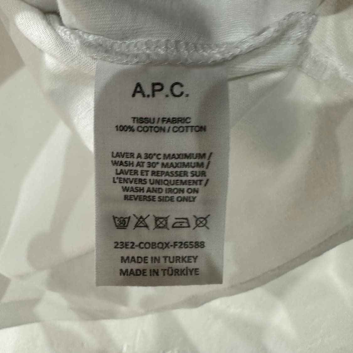 APC 아페쎄 여성 반팔티 M 상품이미지4