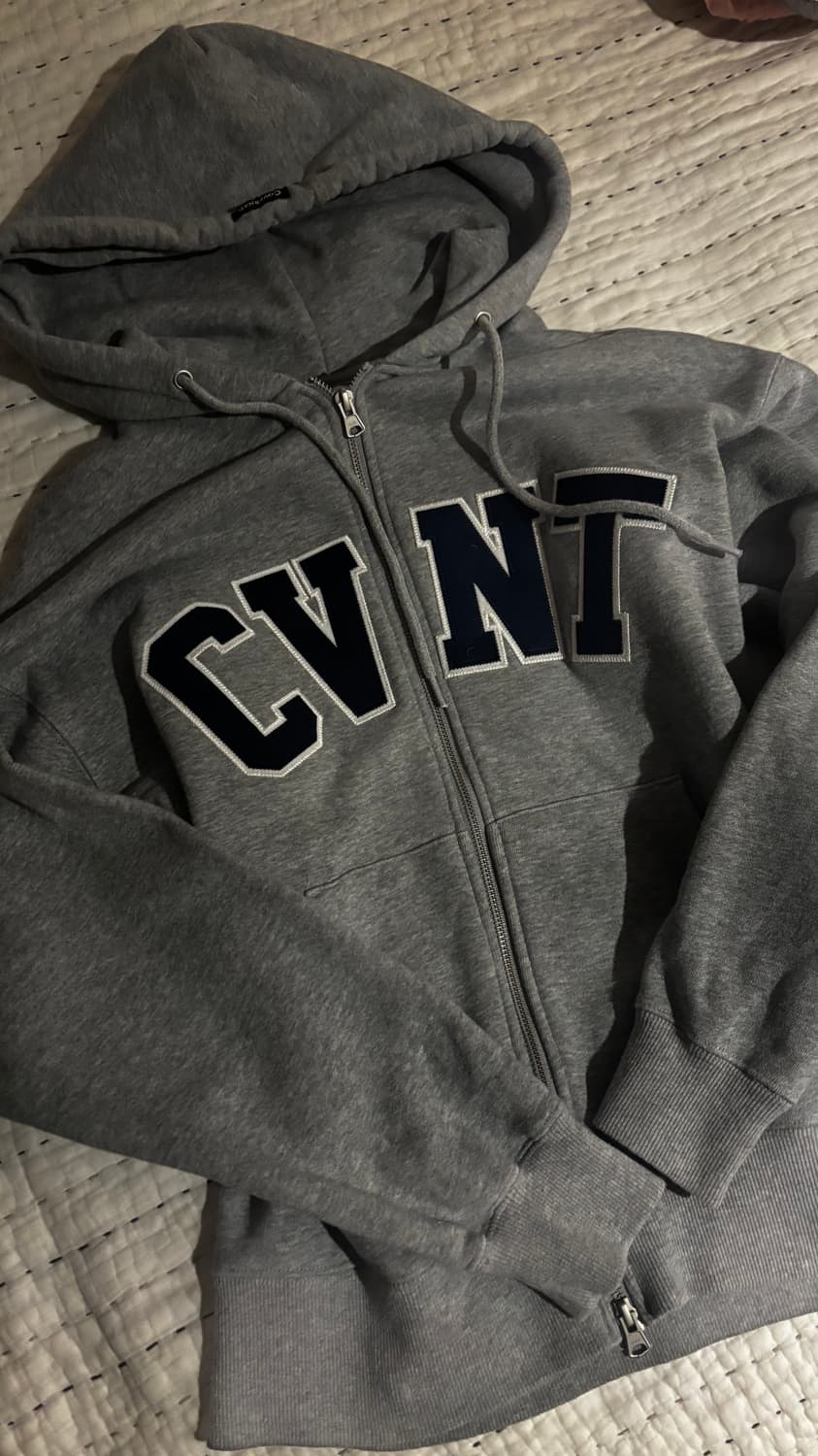 커버낫 그레이 후드집업 교복템 대대장  상품이미지1