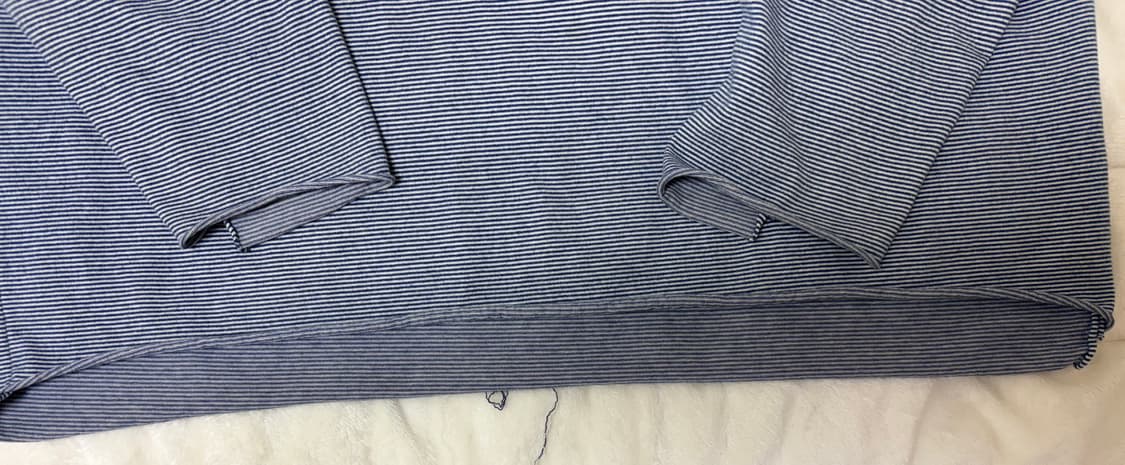 언유즈드 스트라이프 보더티셔츠 블루 / 3 상품이미지4