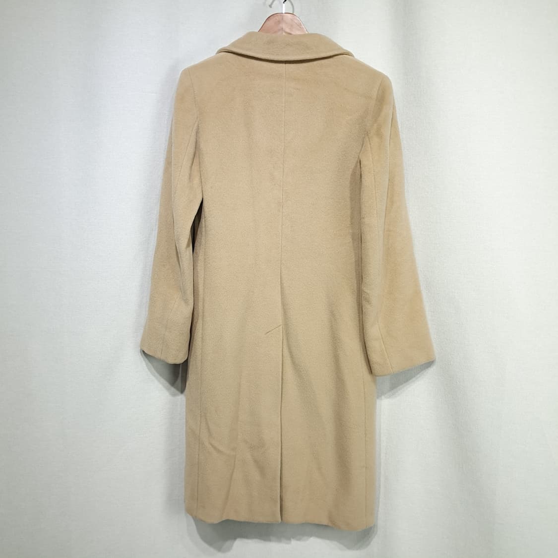CL283 L 마렐라 90s 이태리판 울캐시미어 싱글 카멜 코트 상품이미지8