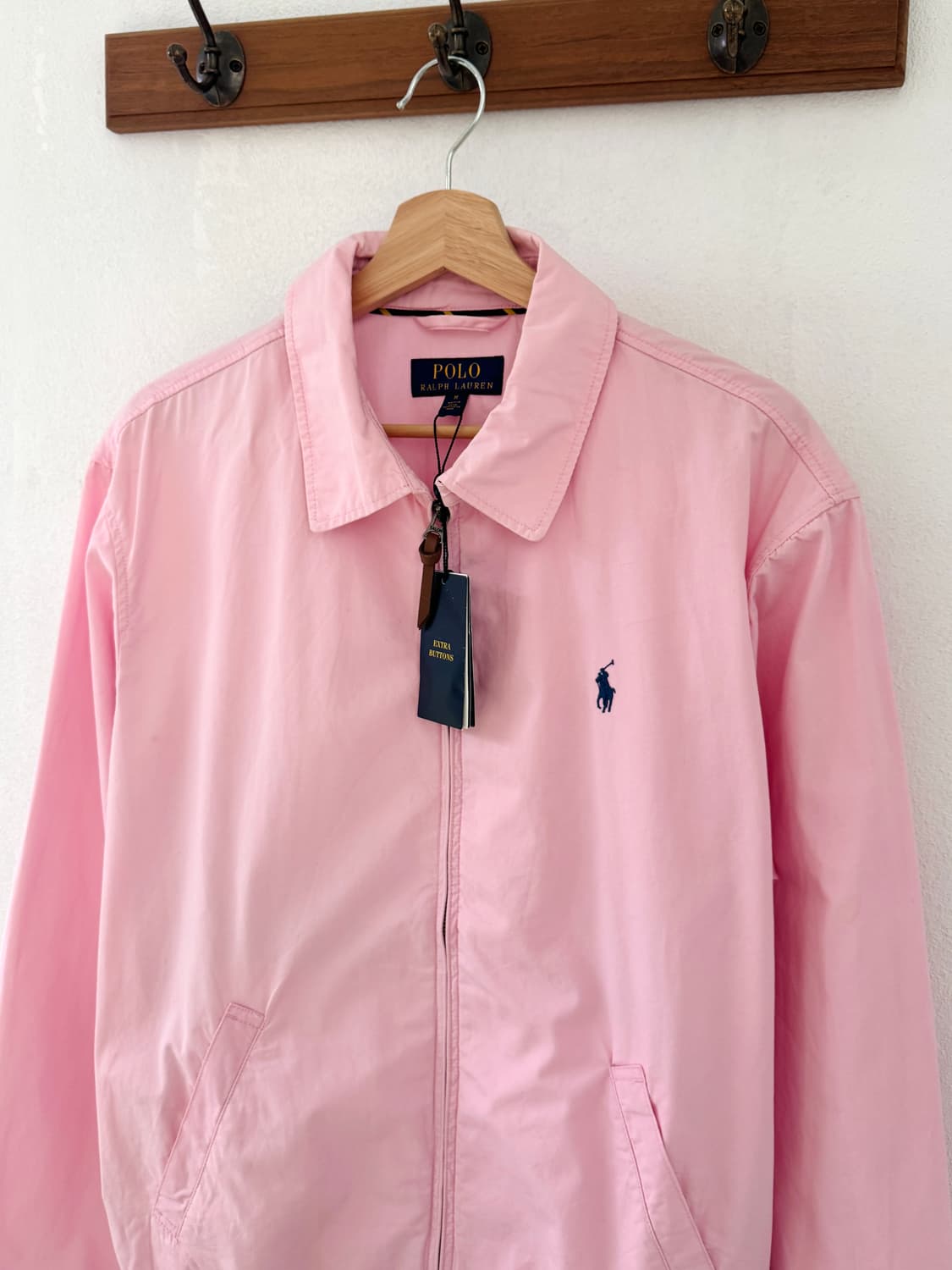 새상품) 폴로 연핑크 베이포트 스윙톱 자켓 상품이미지1
