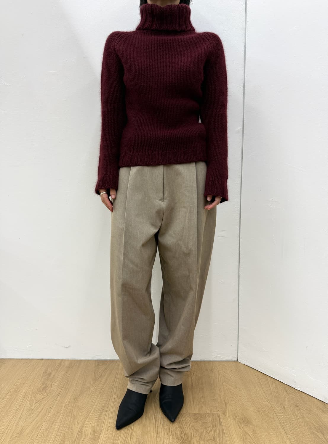 dragon blues baggy fit wool pants  상품이미지2