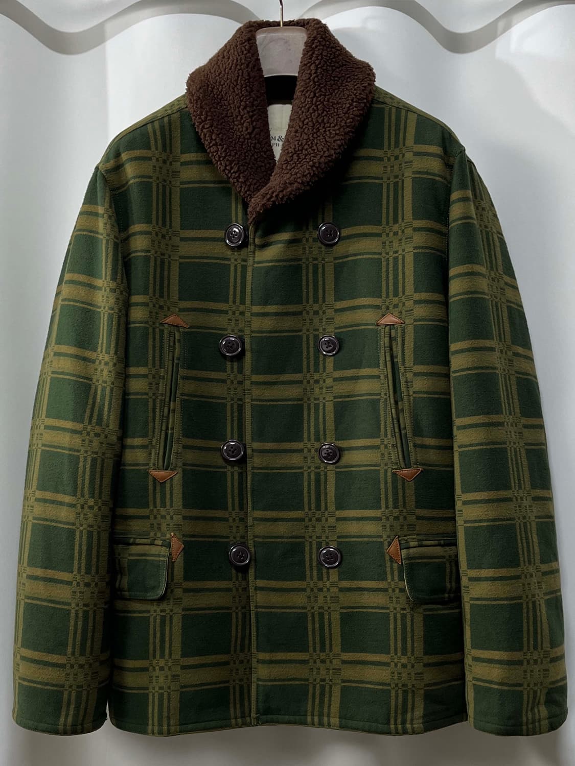 폴로 랄프로렌 시어링 프로그 플레이드 브리티쉬 밀리터리 헌팅자켓 상품이미지1