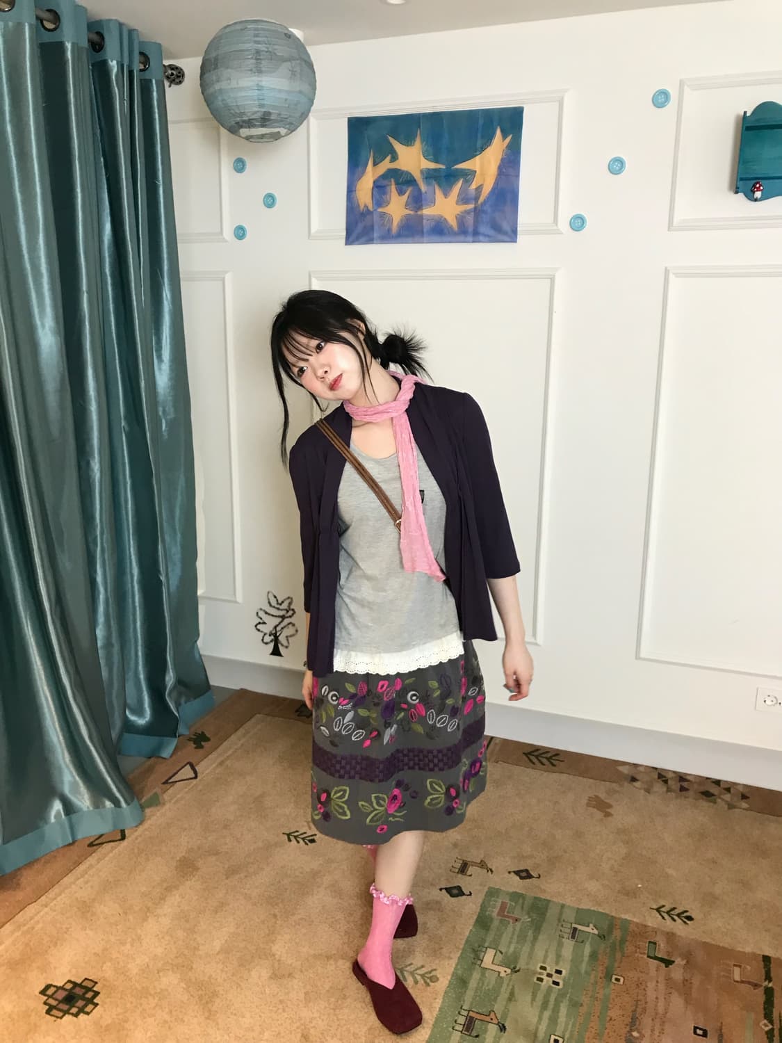 퍼플과 핑크가 조화로운 코디🌷💟 상품이미지4