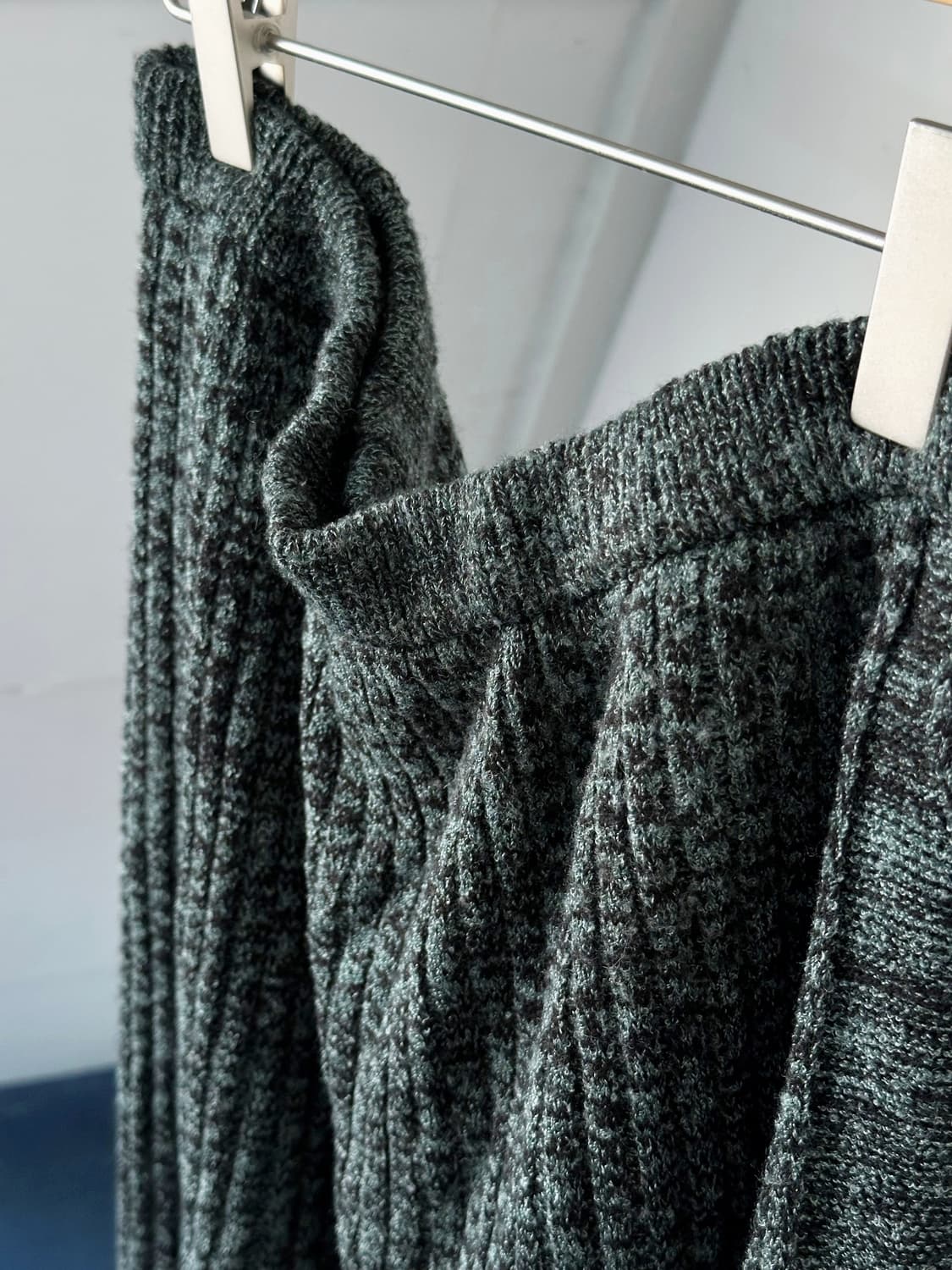 Knit fabric pattern loose skirt 상품이미지5