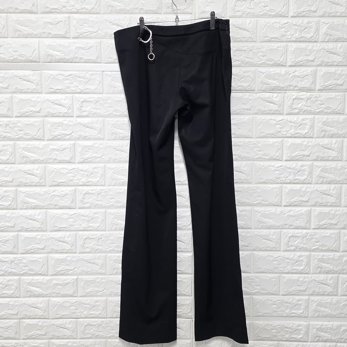 택포_ 구찌 여성 블랙 부츠컷 바지 31인치 상품이미지4