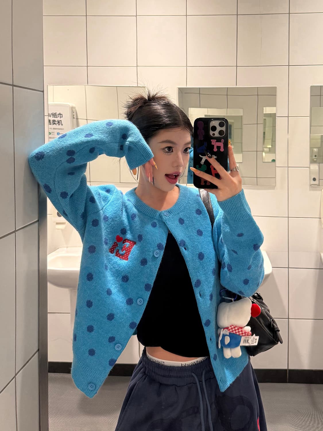 크루넥 가디건 (3color) 상품이미지5